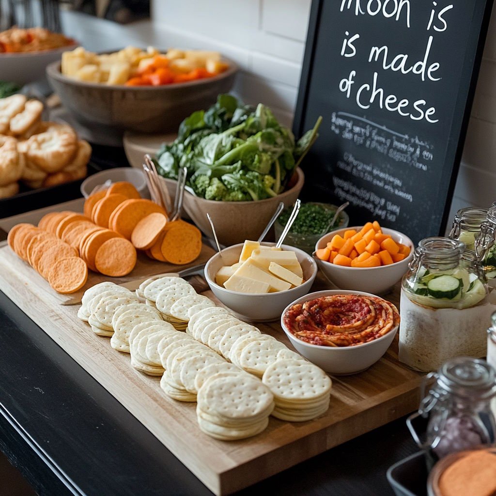 Moon Cheese platter